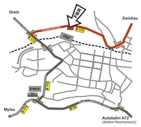 Anfahrtsskizze - Zum vergrößern aufs Bild klicken